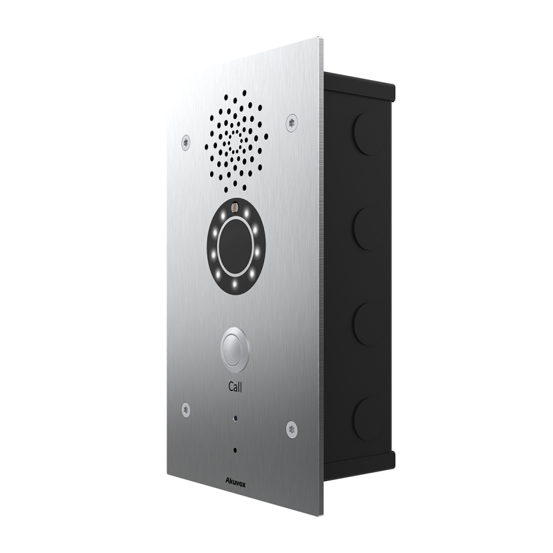 Akuvox-E21V - антивандальная аудио/видео SIP-панель, PoE, камера до 3Mп, корпус нержавейка