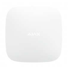 Ajax Hub Plus - интеллектуальная централь системы безопасности c 2хSIM 3G, Ethernet и WiFi. Цвет белый