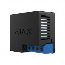 Ajax WallSwitch - силовое реле дистанционного управления питанием со счетчиком энергопотребления. Цвет черный