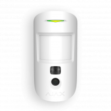 Ajax MotionCam - беспроводной датчик движения с фотокамерой для верификации тревог. Цвет белый