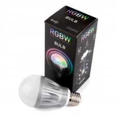 Zipato RGBW Bulb - управляемая светодиодная RGBW лампа, диммирование, выбор цветовой схемы и яркости